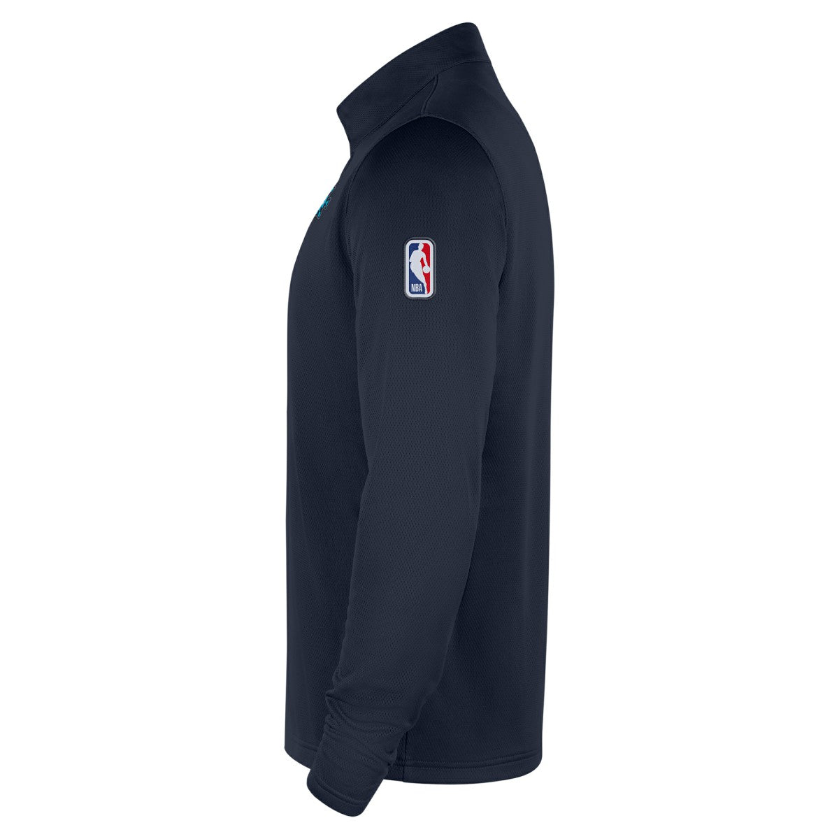 Oklahoma City Thunder 2025/26 City Edition Remix Authentic Coaches Dri-FIT Half-Zip Top Navy