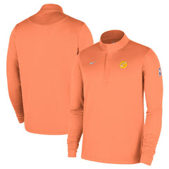 Cleveland Cavaliers 2025/26 City Edition Remix Authentic Coaches Dri-FIT Half-Zip Pullover Orange