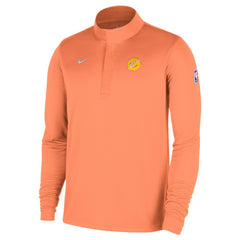 Cleveland Cavaliers 2025/26 City Edition Remix Authentic Coaches Dri-FIT Half-Zip Pullover Orange