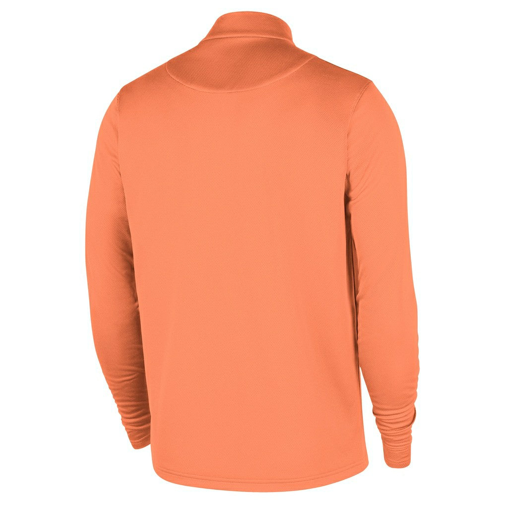 Cleveland Cavaliers 2025/26 City Edition Remix Authentic Coaches Dri-FIT Half-Zip Pullover Orange