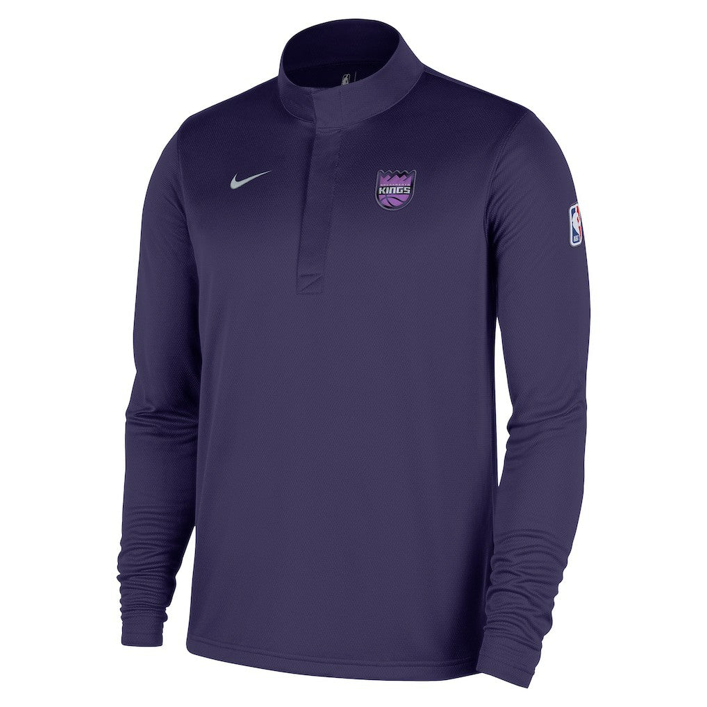 Sacramento Kings 2025/26 City Edition Remix Authentic Coaches Dri-FIT Half-Zip Top Purple