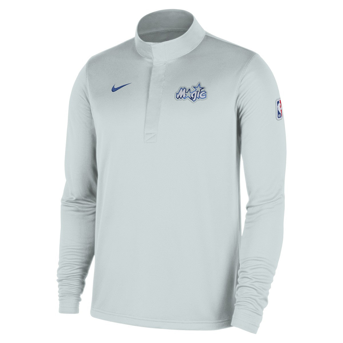 Orlando Magic 2025/26 City Edition Remix Authentic Coaches Dri-FIT Half-Zip Top Silver