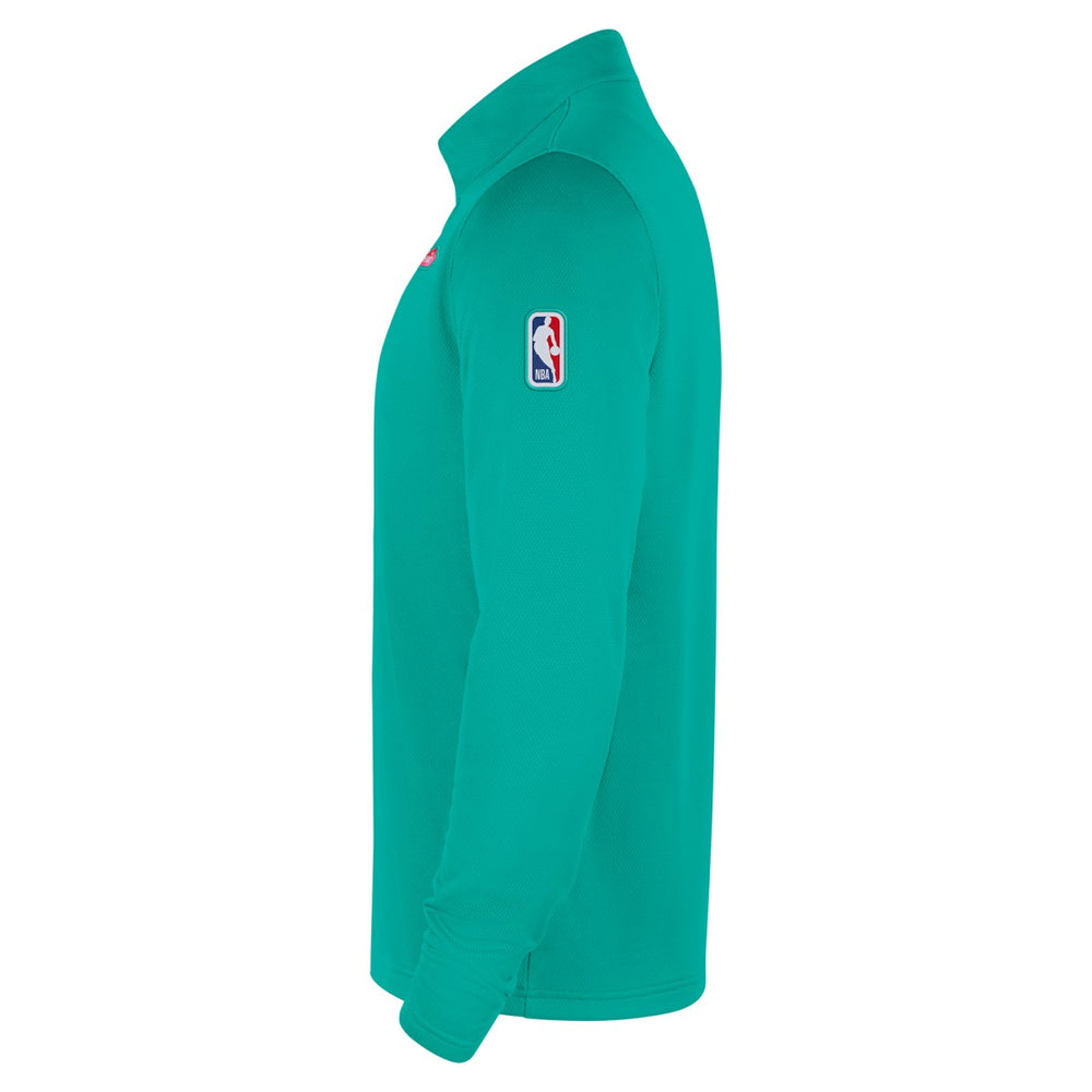 San Antonio Spurs 2025/26 City Edition Remix Authentic Coaches Dri-FIT Half-Zip Top Green