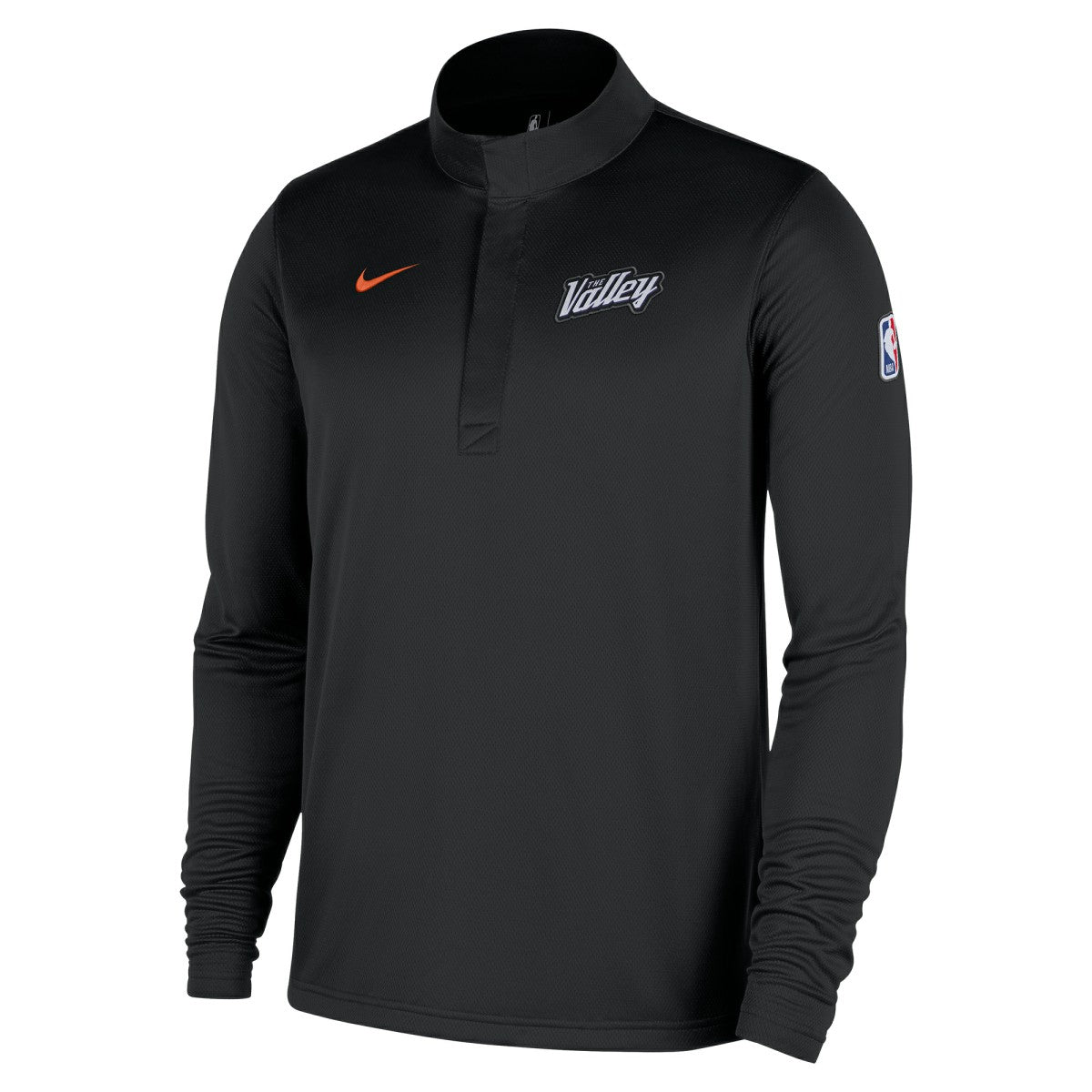 Phoenix Suns 2025/26 City Edition Remix Authentic Coaches Dri-FIT Half-Zip Top Black