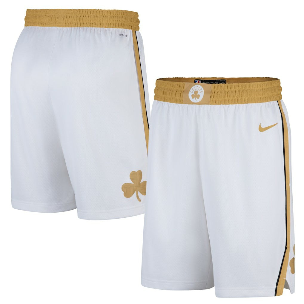 Boston Celtics 2025/26 City Edition Remix Dri-FIT Swingman Shorts White