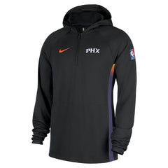 Phoenix Suns 2025/26 City Edition Remix Authentic On-Court Quarter-Zip Dri-FIT Hooded Jacket Black