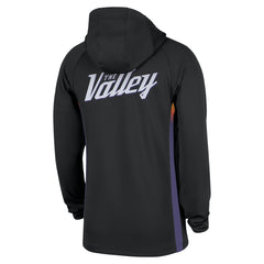 Phoenix Suns 2025/26 City Edition Remix Authentic On-Court Quarter-Zip Dri-FIT Hooded Jacket Black