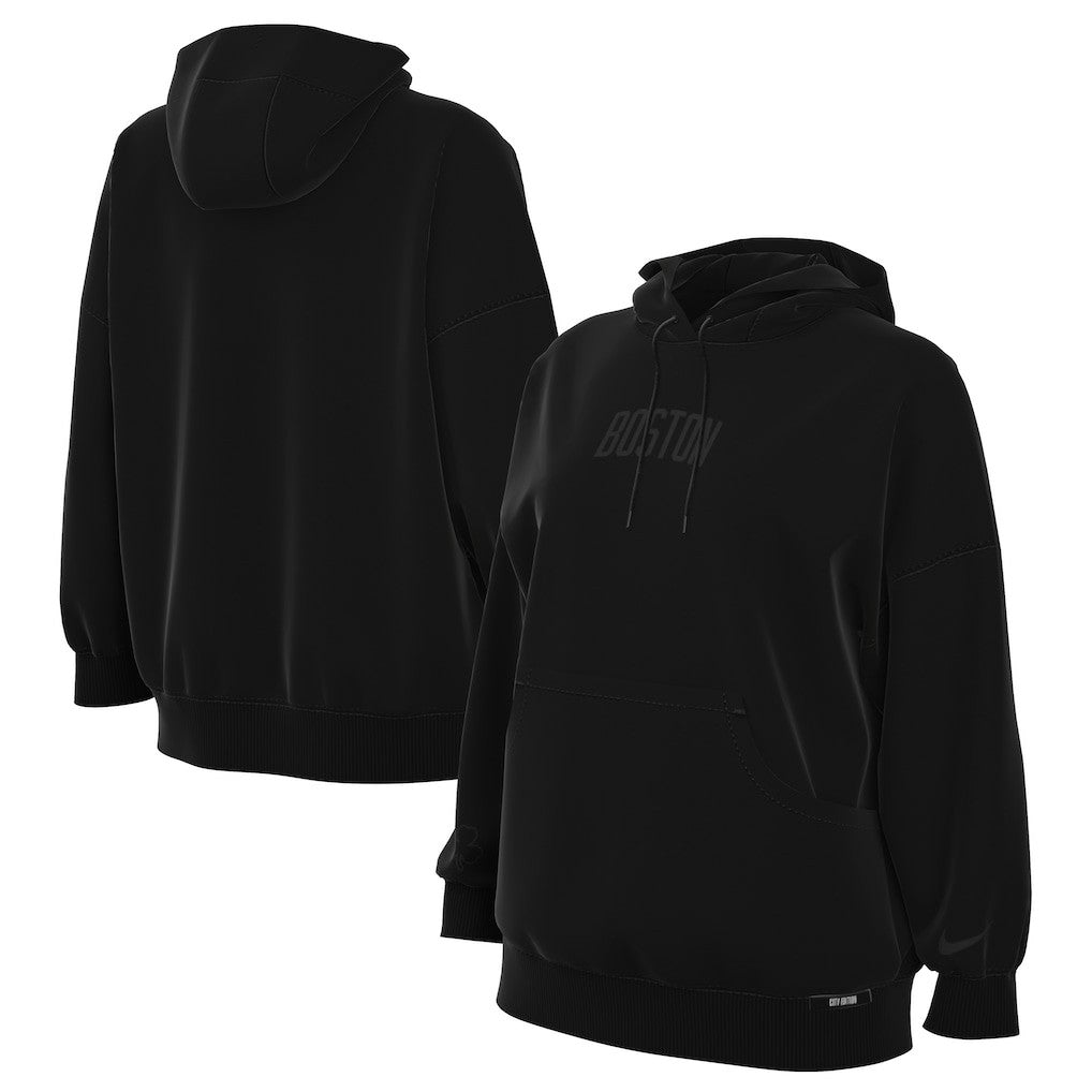 Boston Celtics Women's 2025/26 City Edition Remix Premium Fleece Hoodie Black
