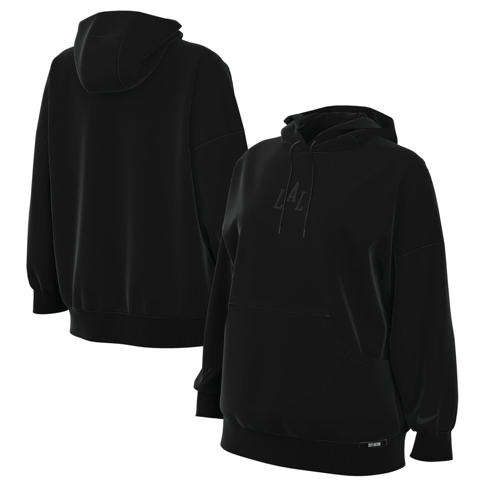 Los Angeles Lakers Women's 2025/26 City Edition Remix Premium Fleece Hoodie Black