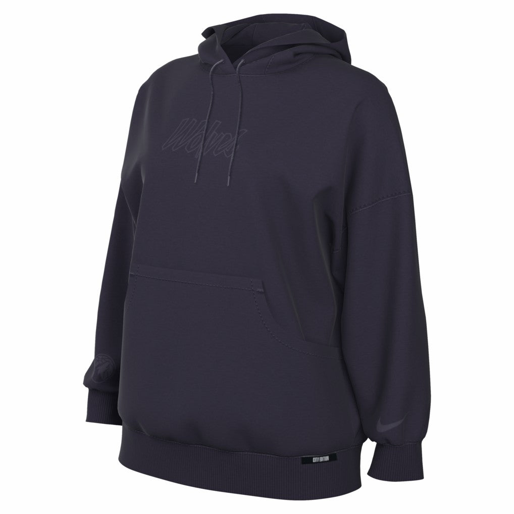 Minnesota Timberwolves Women's 2025/26 City Edition Remix Premium Fleece Hoodie Purple
