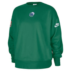 Dallas Mavericks Women's Classic Edition Hardwood Classics Premium Phoenix Fleece Sweatshirt Green
