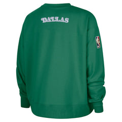 Dallas Mavericks Women's Classic Edition Hardwood Classics Premium Phoenix Fleece Sweatshirt Green