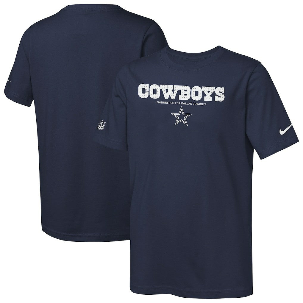 Dallas Cowboys Youth Sideline Team Issue T-Shirt Navy