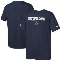 Dallas Cowboys Youth Sideline Team Issue T-Shirt Navy