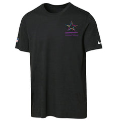 Dallas Cowboys Youth 2025 NFL Crucial Catch Tri-Blend Dri-FIT T-Shirt Black