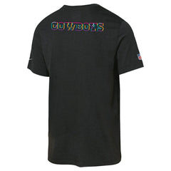 Dallas Cowboys Youth 2025 NFL Crucial Catch Tri-Blend Dri-FIT T-Shirt Black