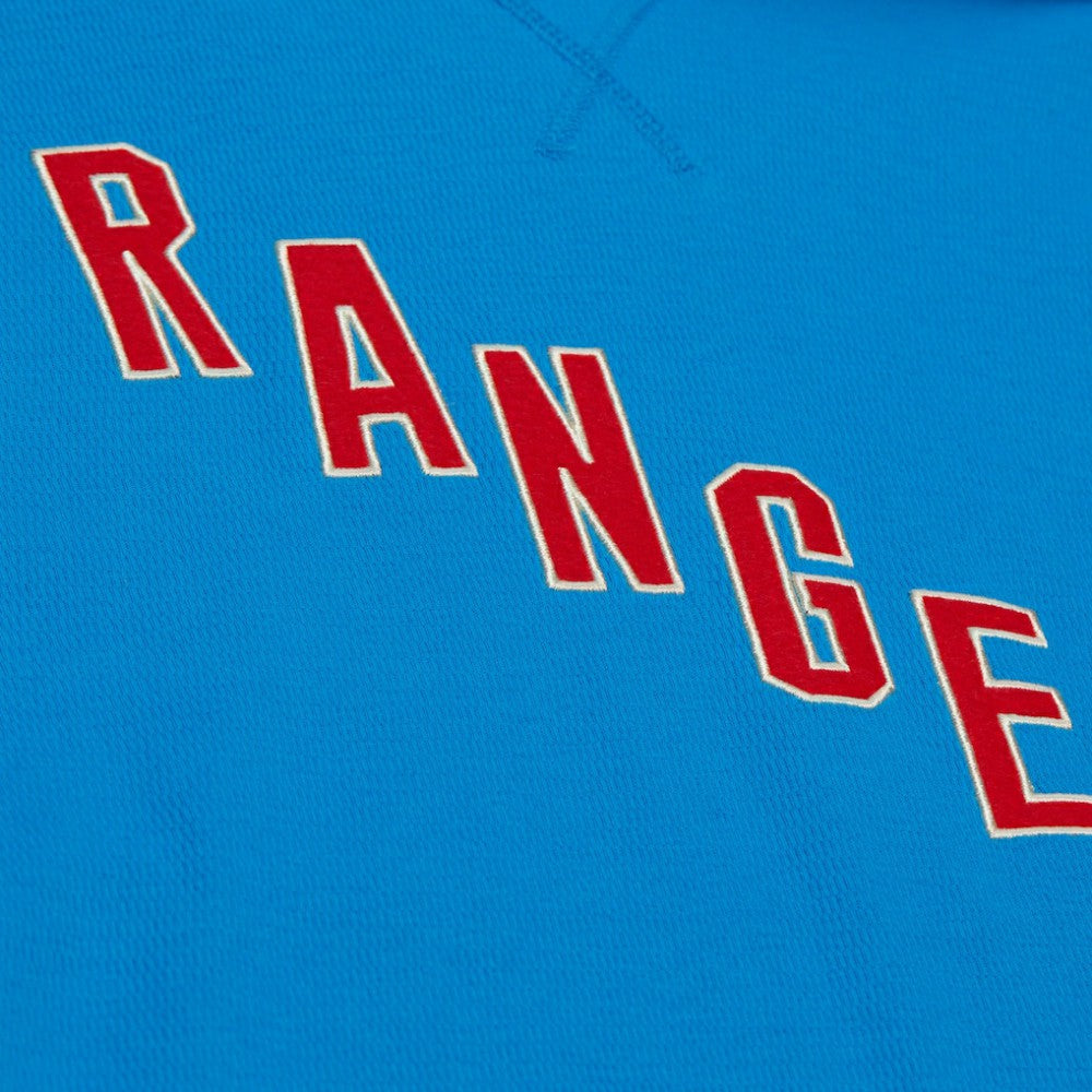 NHL New York Rangers Centennial Lightweight Thermal Hoodie - Blue/White