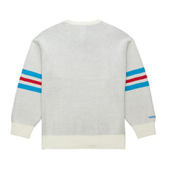 NHL New York Rangers Mitchell & Ness Centennial Retro Logo Sweater - Cream