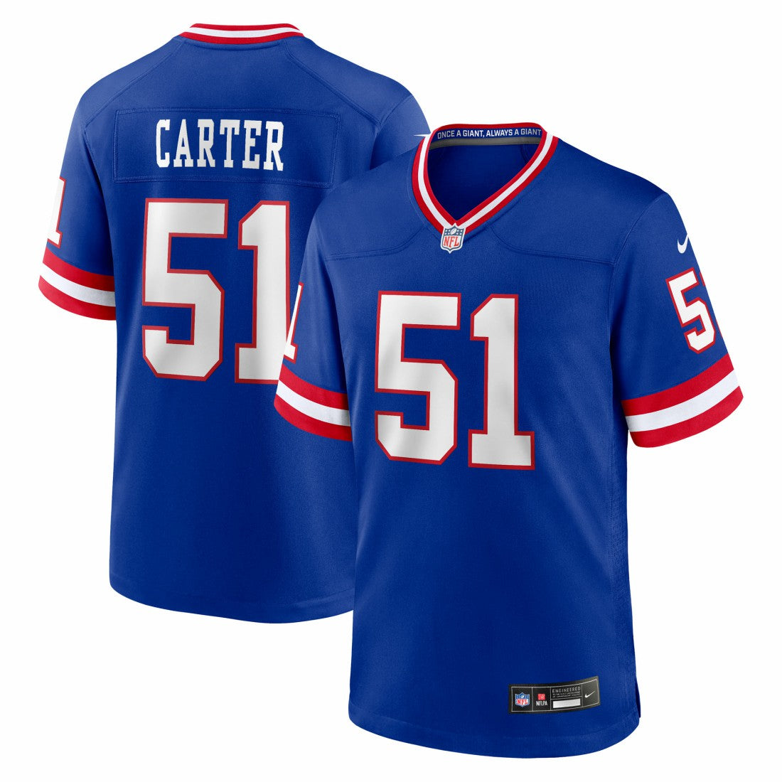 Abdul Carter New York Giants First Round Pick 2nd Alternate Game Jersey Royal