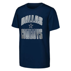 Dallas Cowboys Outerstuff Youth Never Quit 2-Pack T-Shirt Set Navy