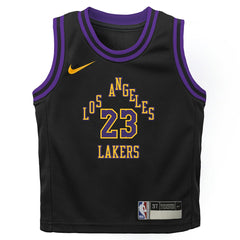LeBron James Los Angeles Lakers Preschool 2025/26 City Edition Swingman Jersey Black