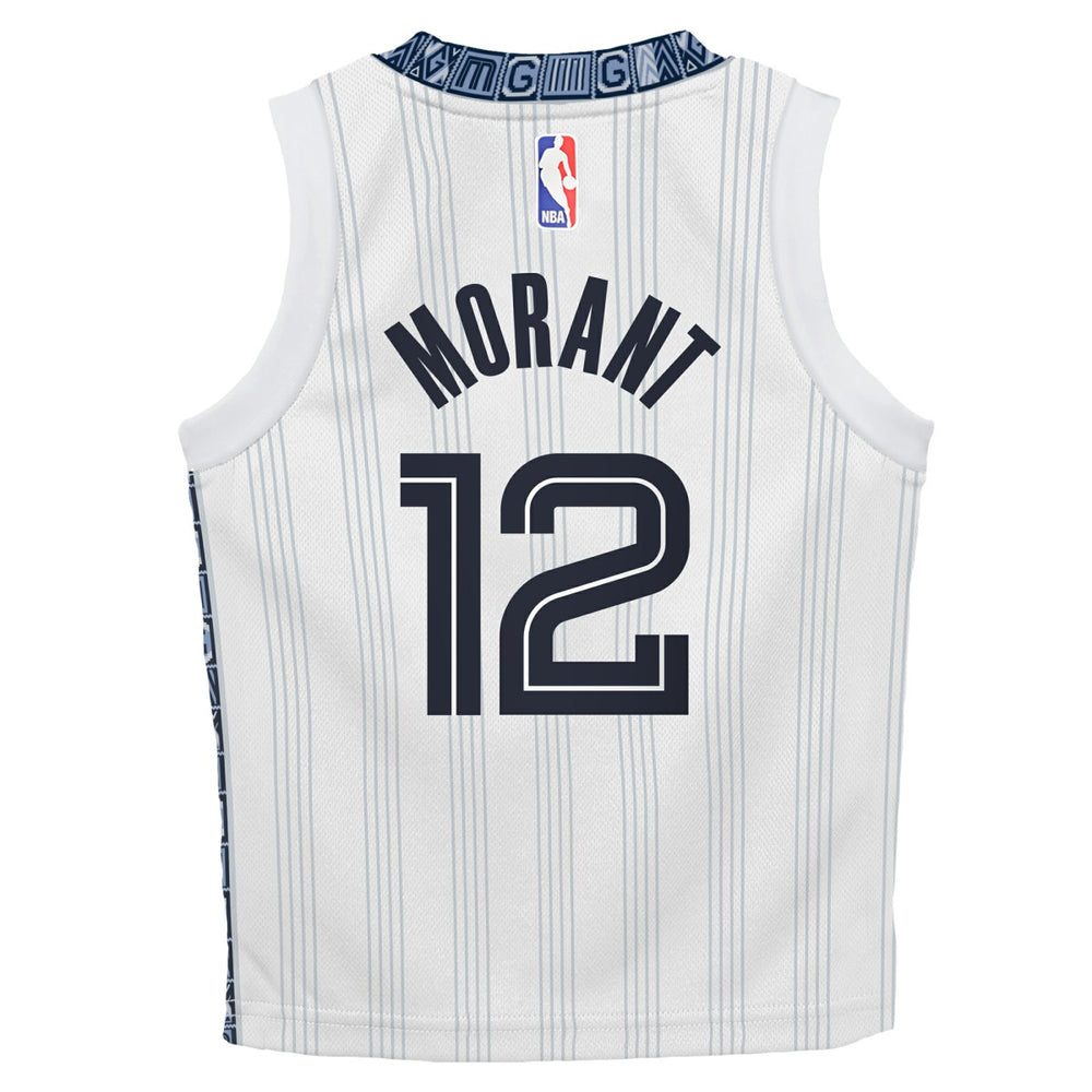 Ja Morant Memphis Grizzlies Preschool 2025/26 City Edition Swingman Jersey White