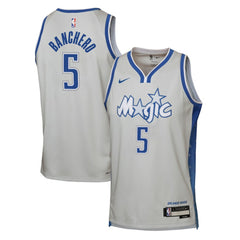Paolo Banchero Orlando Magic Youth 2025/26 City Edition Swingman Jersey Silver