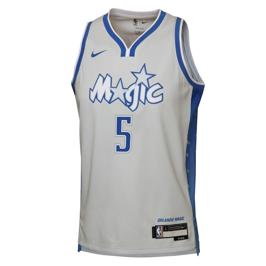 Paolo Banchero Orlando Magic Youth 2025/26 City Edition Swingman Jersey Silver