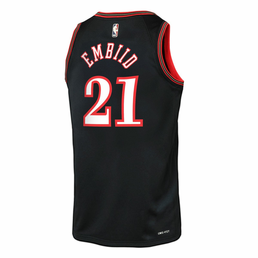Joel Embiid Philadelphia 76ers Youth Swingman Jersey Classic Edition Black
