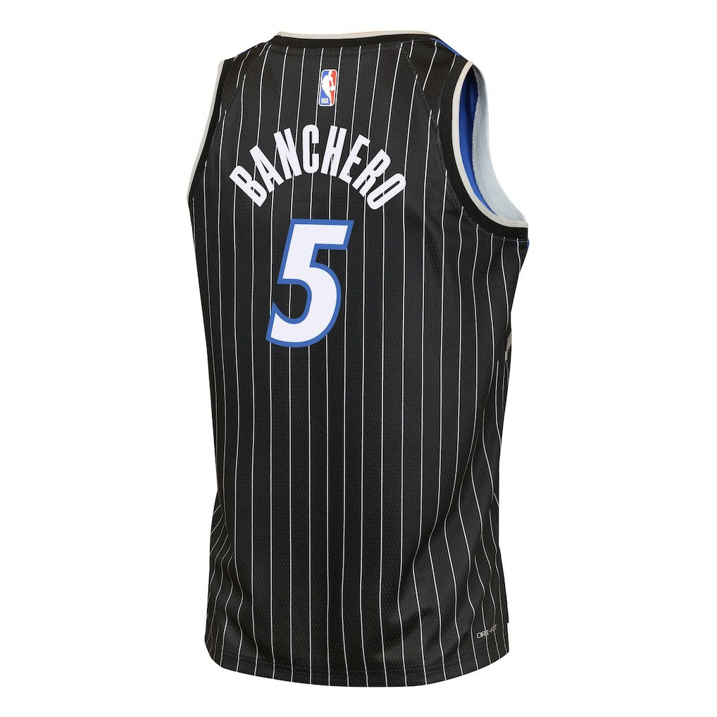 Paolo Banchero Orlando Magic Jordan Brand Youth Swingman Jersey Statement Edition Black