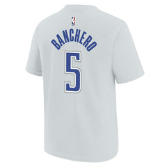 Paolo Banchero Orlando Magic Youth 2025/26 City Edition Name & Number T-Shirt Silver