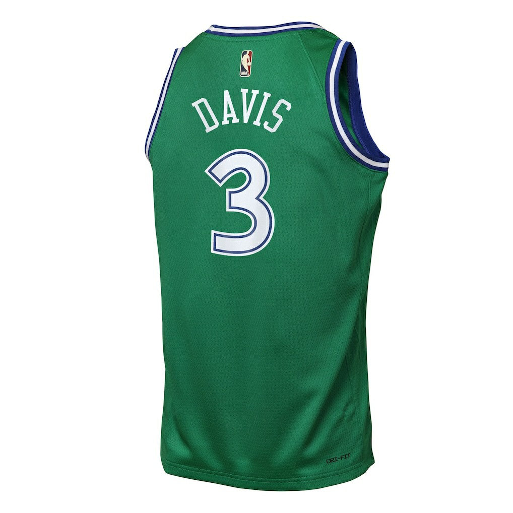 Anthony Davis Dallas Mavericks Youth Swingman Jersey Classic Editi- Green