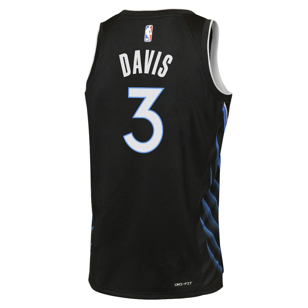 Anthony Davis Dallas Mavericks Youth 2025/26 City Edition Swingman Jersey Black