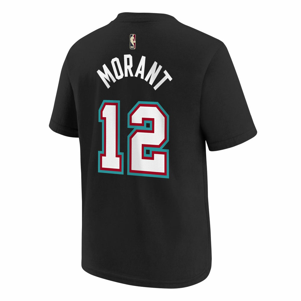 Ja Morant Memphis Grizzlies Youth Name & Number T-Shirt Classic Edition Black