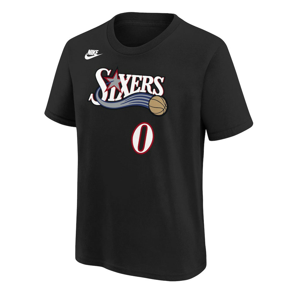 Tyrese Maxey Philadelphia 76ers Youth Name & Number T-Shirt Classic Edition Black