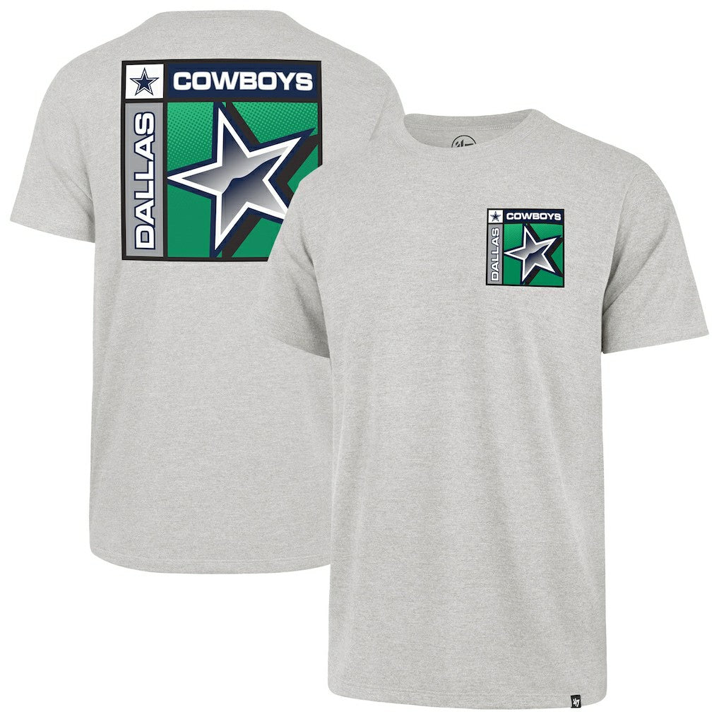 Dallas Cowboys '47 Chrome Plate Franklin T-Shirt Heather Gray