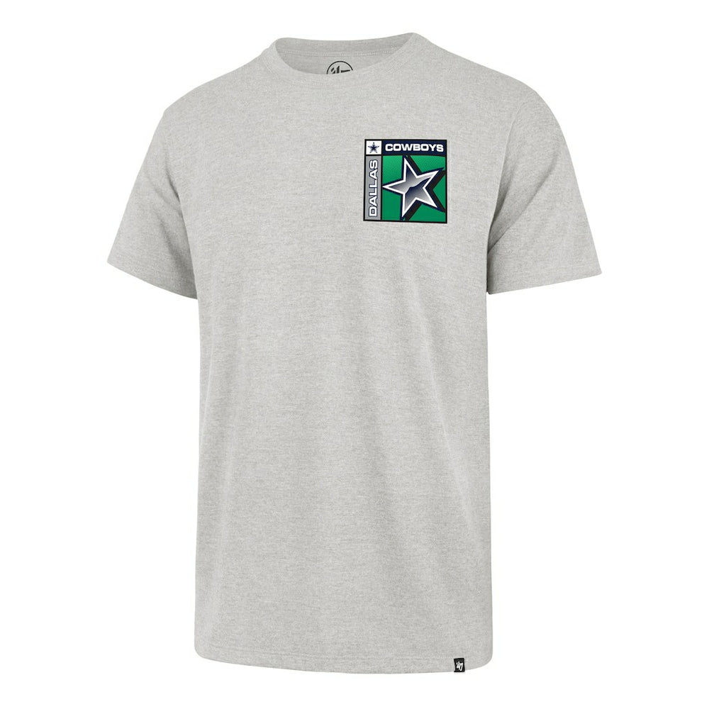 Dallas Cowboys '47 Chrome Plate Franklin T-Shirt Heather Gray