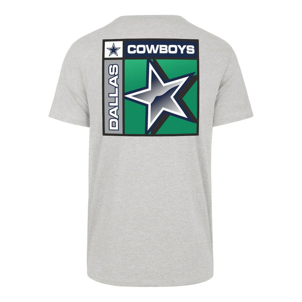 Dallas Cowboys '47 Chrome Plate Franklin T-Shirt Heather Gray