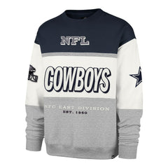 Dallas Cowboys '47 Breeze Maximalist Sweatshirt Navy/Gray