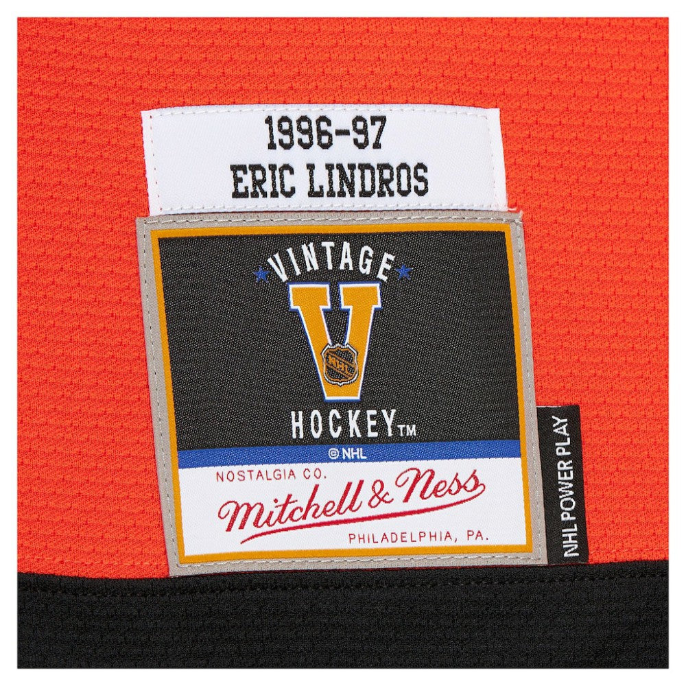 NHL Eric Lindros Philadelphia Flyers Mitchell & Ness Big & Tall 1996-97 Blue Line 2.0 Jersey - Orange