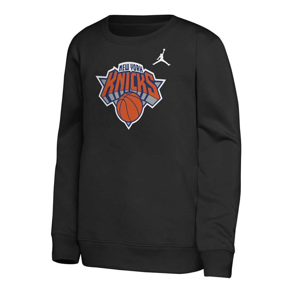 New York Knicks Jordan Brand Youth Courtside Statement Edition Sweatshirt Black