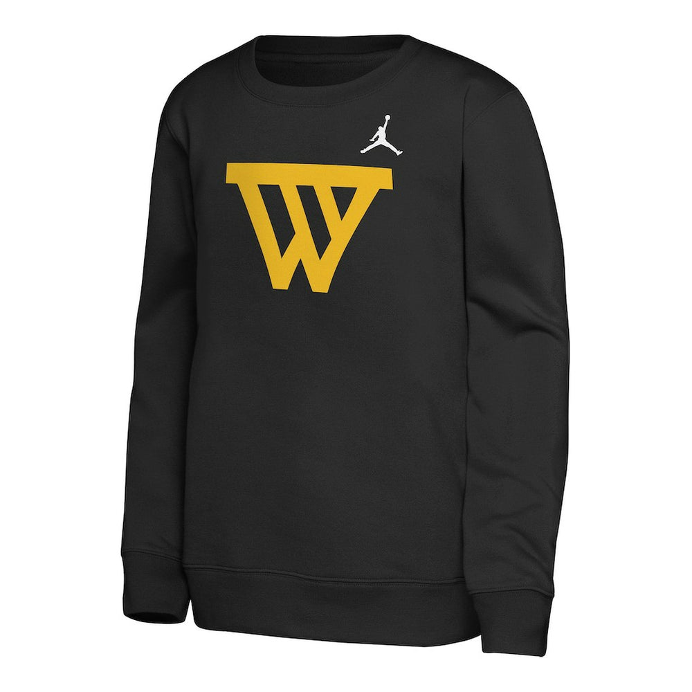 Golden State Warriors Jordan Brand Youth Courtside Statement Edition Sweatshirt Black