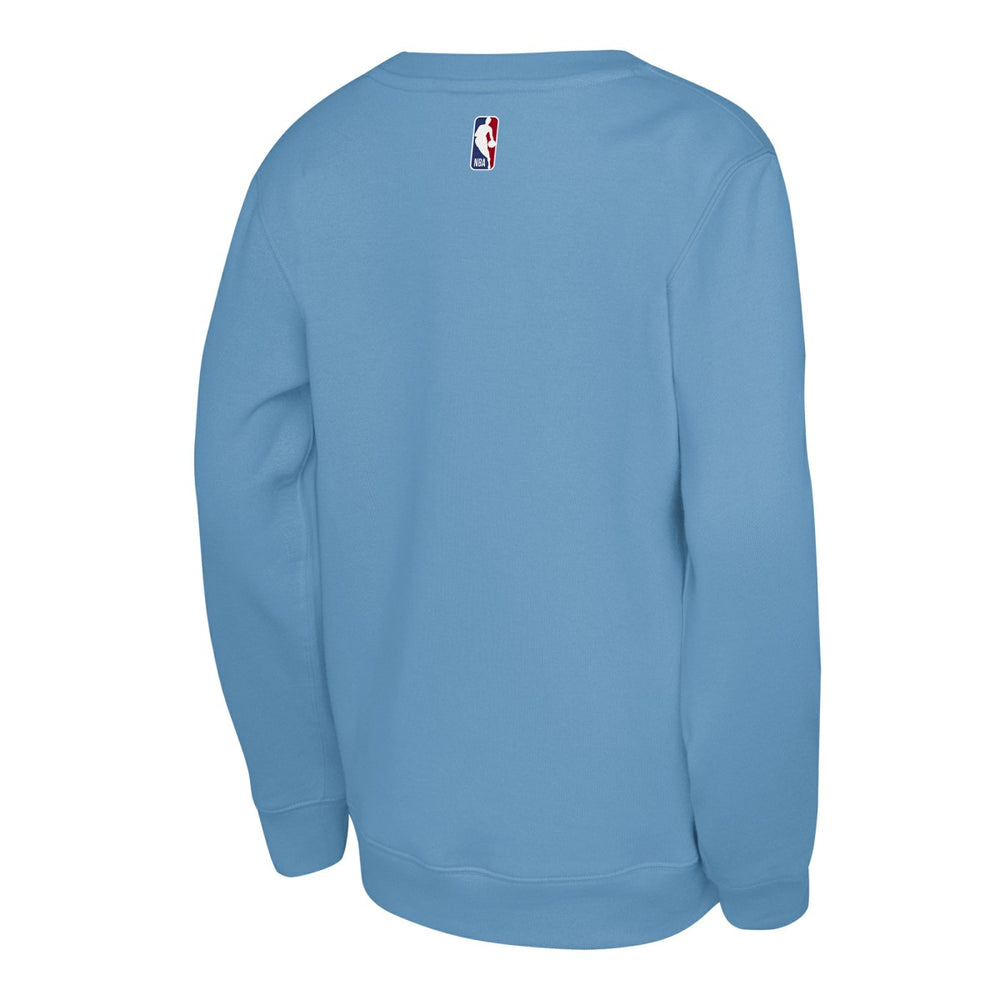 Memphis Grizzlies Jordan Brand Youth Courtside Statement Edition Sweatshirt Light Blue