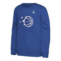 Orlando Magic Jordan Brand Youth Courtside Statement Edition Sweatshirt Royal