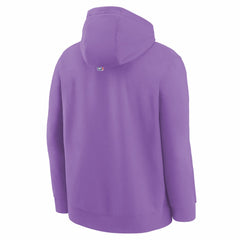 Sacramento Kings Youth 2025/26 City Edition Club Fleece Pullover Hoodie Purple