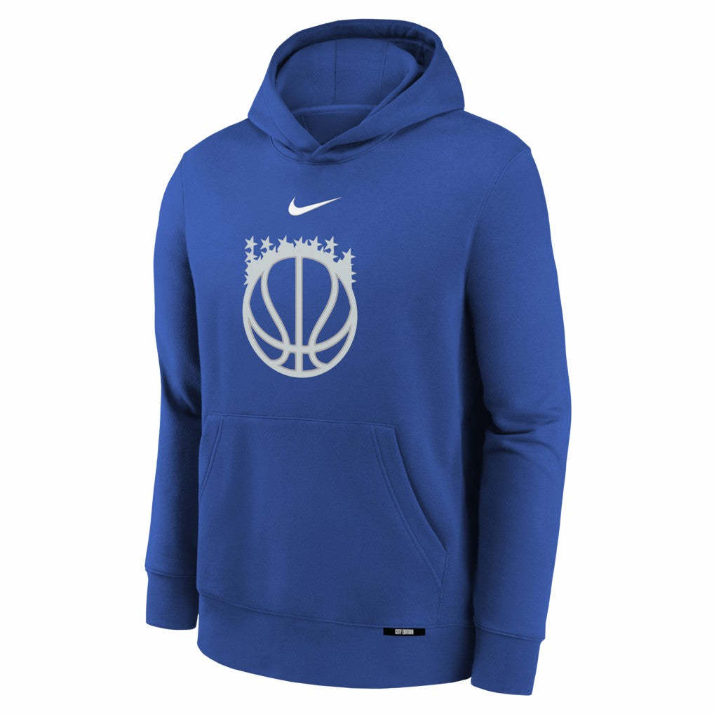 Orlando Magic Youth 2025/26 City Edition Club Fleece Pullover Hoodie Royal