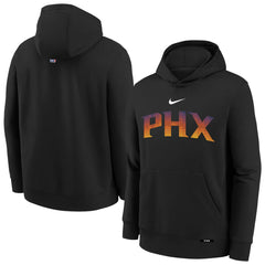 Phoenix Suns Youth 2025/26 City Edition Club Fleece Pullover Hoodie Black