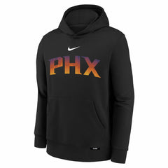 Phoenix Suns Youth 2025/26 City Edition Club Fleece Pullover Hoodie Black