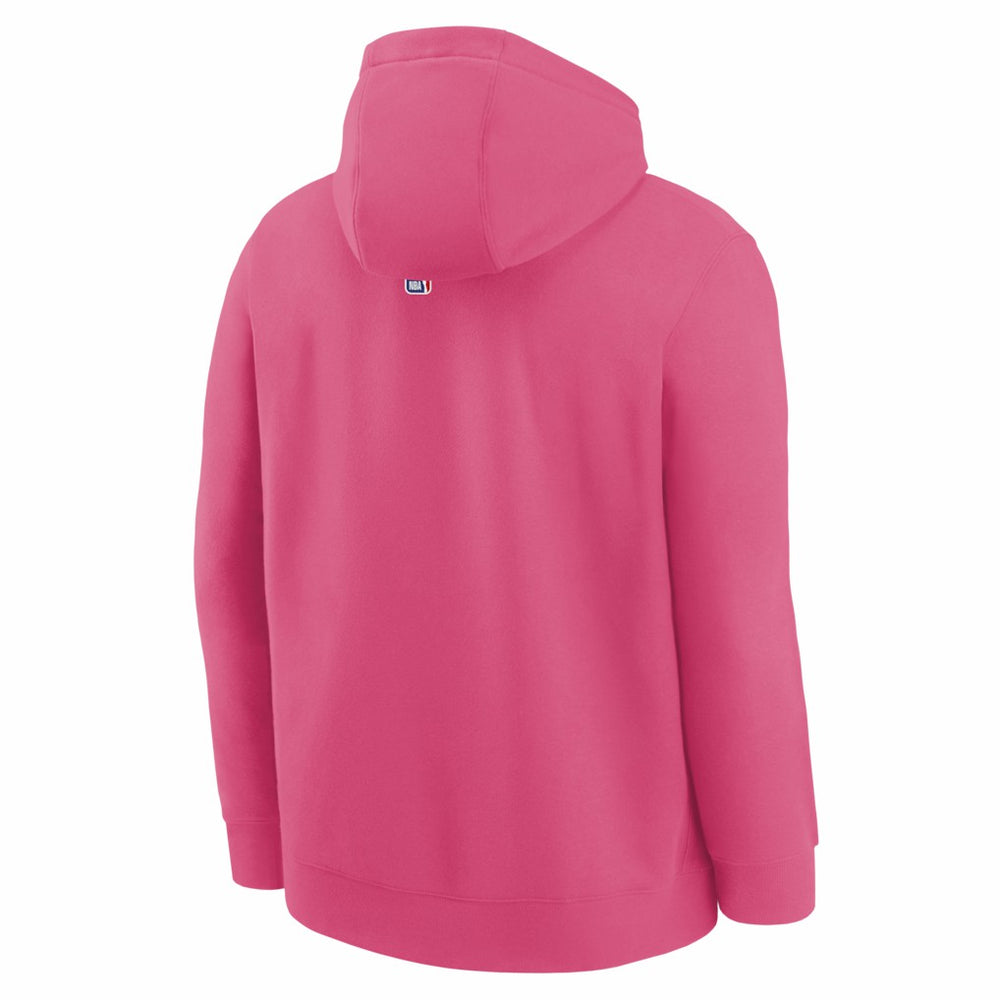 San Antonio Spurs Youth 2025/26 City Edition Club Fleece Pullover Hoodie Pink