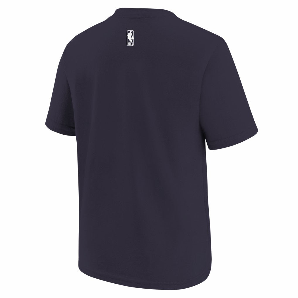 Minnesota Timberwolves Youth 2025/26 City Edition Max90 T-Shirt Purple/Navy